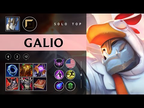 Galio Top vs Irelia - NA Master Patch 25.24