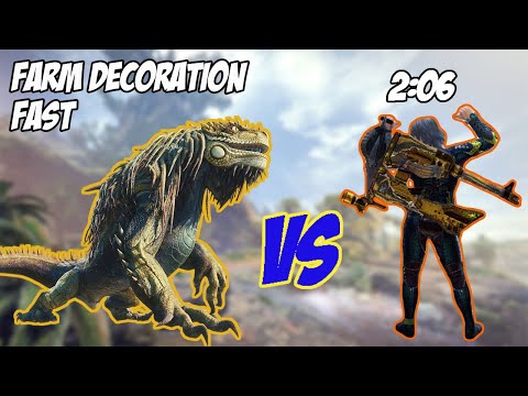 Monster Hunter:World Farm Decoration Fast with HBG 2:06