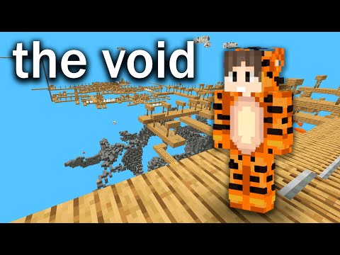 Surviving THE VOID in Minecraft