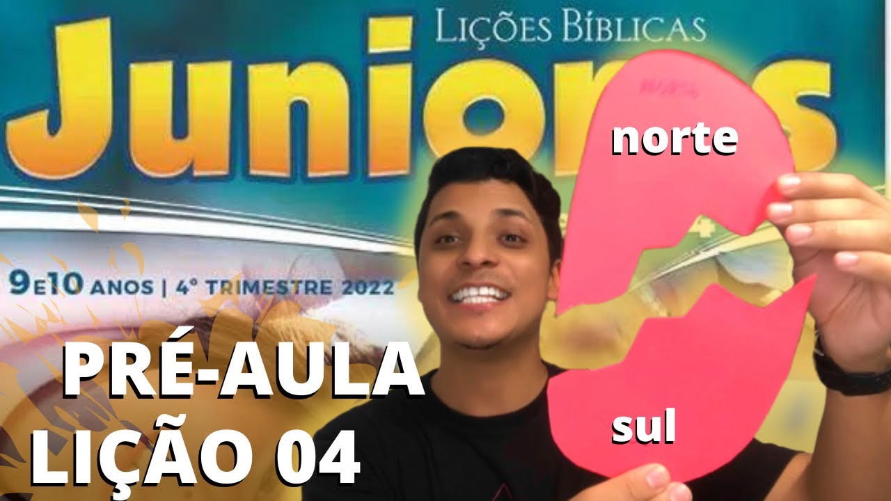 EBD- PRÉ AULA PARA EBD - LIÇÃO 4 - JEROBOÃO E A FALSA FÉ - JUNIORES lição 4 EBD CPAD 4 trimestre 22
