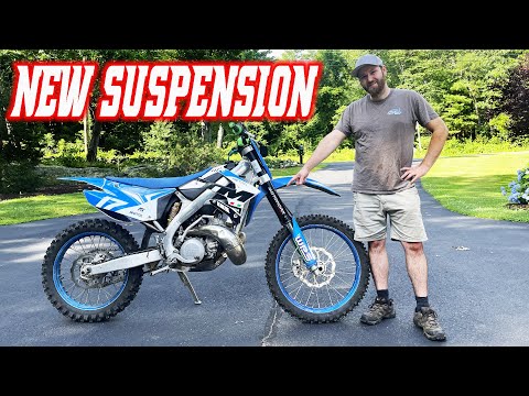 TM MX250 Gets a HUGE Suspension Upgrade! (First Test Ride)