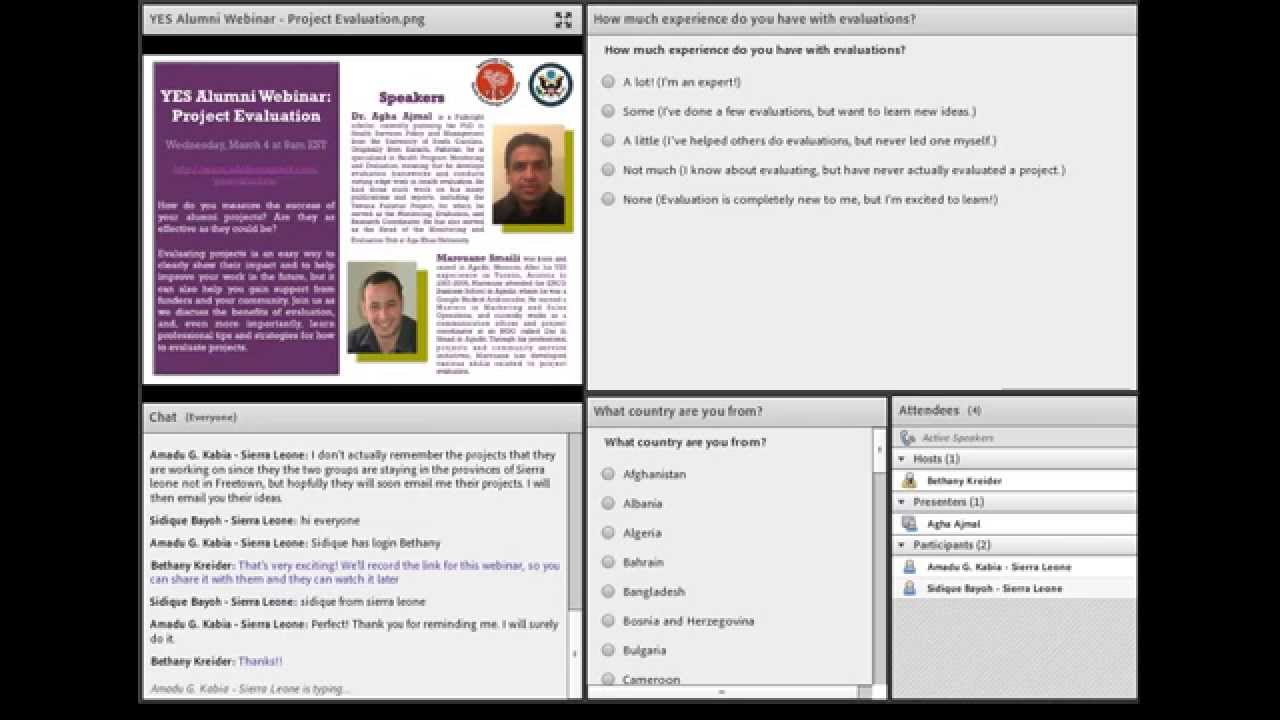 YES Alumni Webinar: Project Evaluation