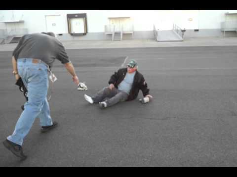 Lightning-Fast RC Car Takes Down An Old Guy So Hard It Knocks His Shoe Off