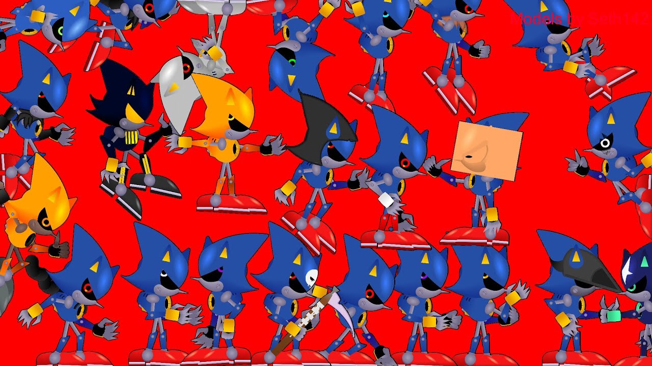 Pack Mod Seth142 Skins & Cosmétics Metal Sonic [Metal Blast X]