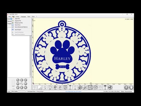 16. How To Laser Engrave & Laser Cut with and within only 1 File in LaserGRBL ! + FREE SITES!