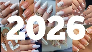 💯😍Cute n Elegant White|Pink Nail Art Designs Ideas For Classy Ladies| Latest Bridal Nails| Manicure