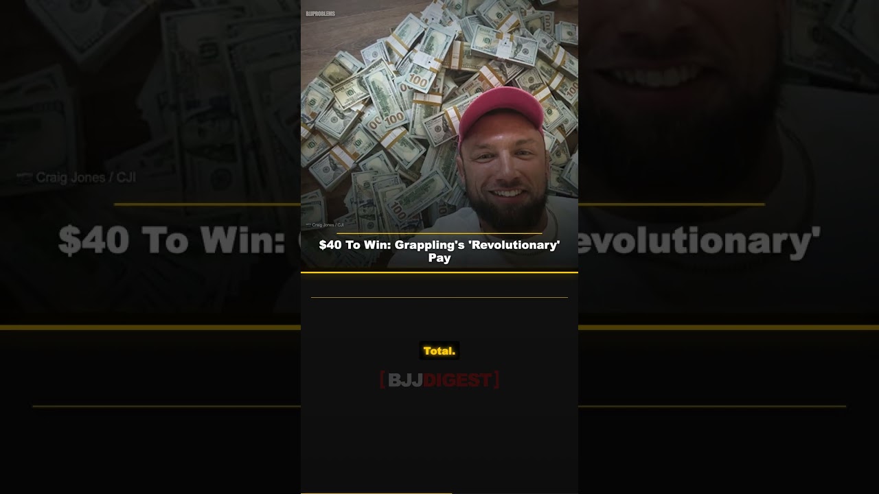 $40 To Win: Grappling's 'Revolutionary' Pay #Shorts