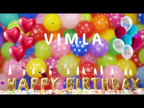 Happy Birthday Vimla  - Happy Birthday To You Song!