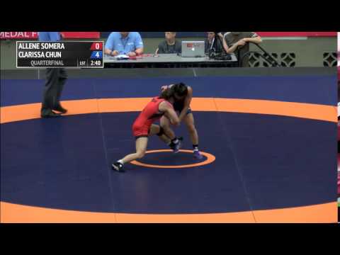 48kg q, Clarissa Chun, Sunkist Kids vs Allene Somera, OTC