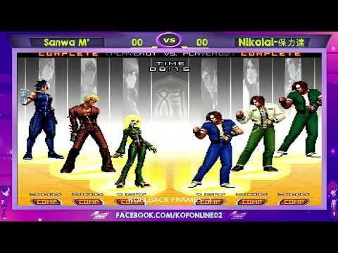 Sanwa M' Vs Nikolai-保力達 FT15 KOF 2002 UM - Estilo Agressivo...
