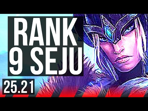 SEJUANI vs RIVEN (TOP) | 1200+ games, Rank 9 Seju | NA Grandmaster | 25.21