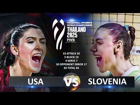 USA vs Slovenia | Women's World Championship 2025