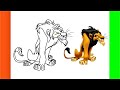 How To Draw Scar Drawing From The Lion King