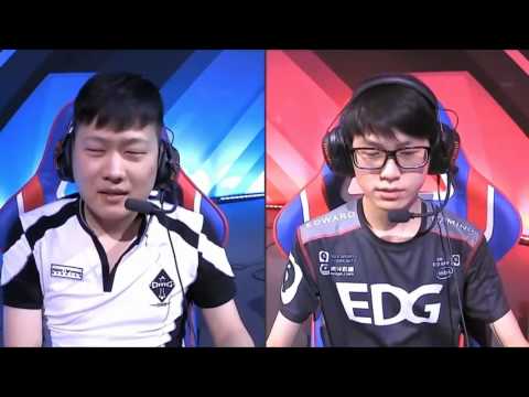OMG VS EDG Game 1 Highlights - 2017 LPL Spring 3rd Place