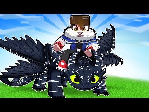 MUTANT NIGHT FURY in HOW TO TRAIN your DRAGON in Minecraft