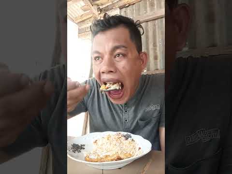 Menu makan telur dadar sama sambal terasi