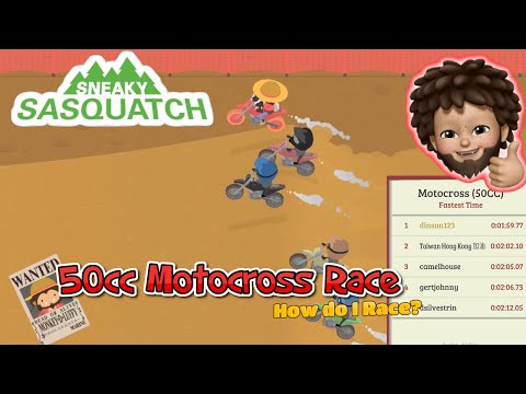 Sneaky Sasquatch - Motocross Dirt Bike 50cc Race | How do I race