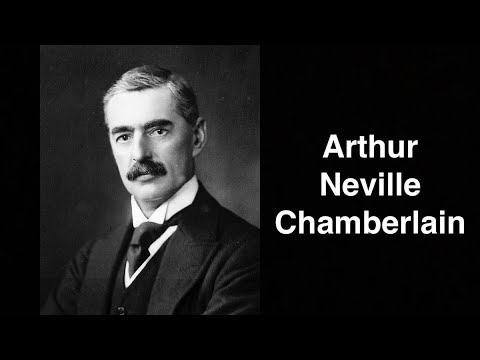 Arthur Neville Chamberlain. British politician | English