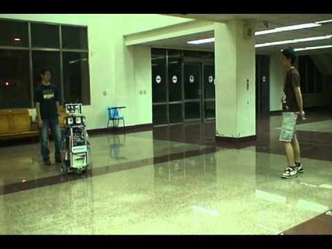 Robust wake up of mobile robot at 3 m