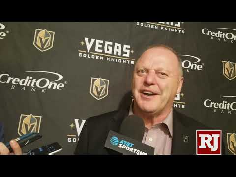 Las Vegas Golden Knights coach Gerard Gallant talks