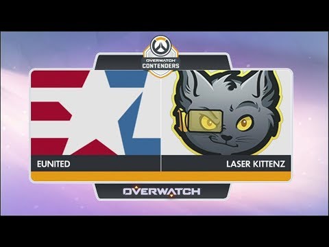eUnited vs Laser Kittenz (Map 2) | OW Contenders Season Zero: Europe [Semifinals]