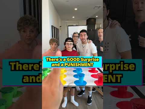 Bottle Flip Twister Game! #familygame #bottleflip #prizes #shorts