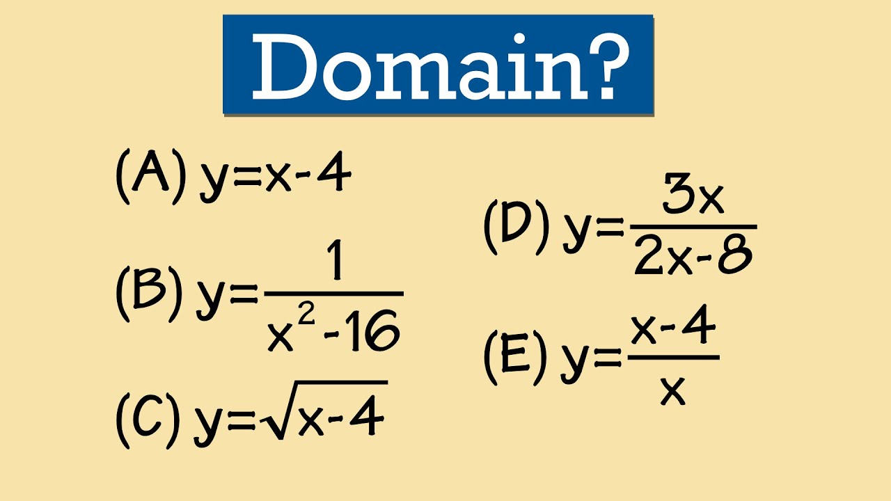 Domain of a function! Reddit r/askmath