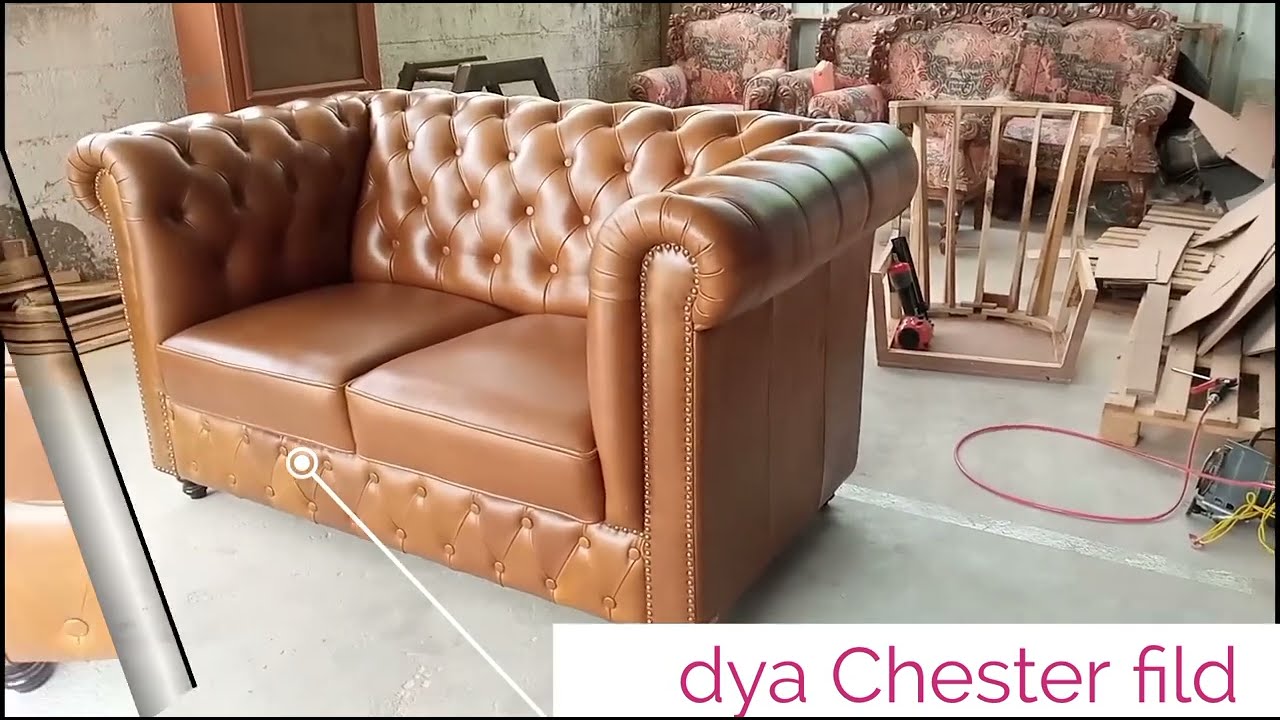 Chesterfield sofa for home at cheapest price from Sofa factory tamil nadu