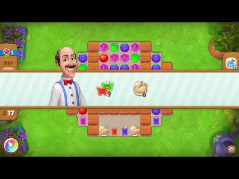 Gardenscapes 1284 Level - 17 moves - NO BooSTERS