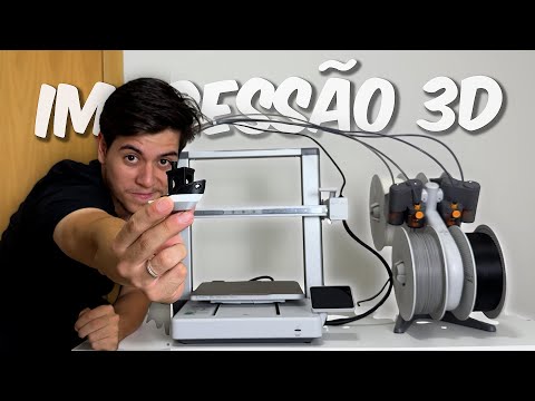 Primeiro uso de uma impressora 3D sendo totalmente leigo!