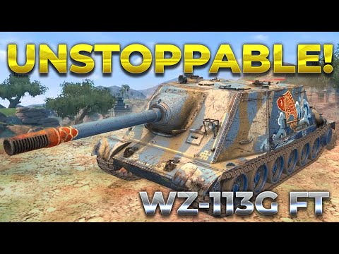 World of Tanks | WZ-113G FT IS UNSTOPPABLE! ( Foch 155 + T-100 LT + 50TP + Tiger II )