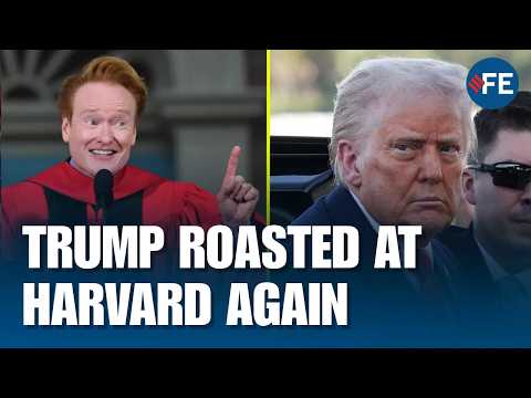 Conan O’Brien Mocks Trump At Harvard Commencement | Crowd Erupts During Viral Speech