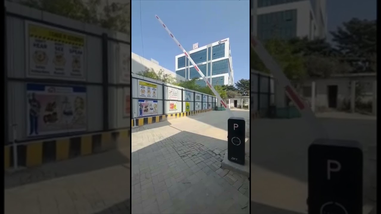 BG1000 DC boom barrier #in4solution #zktecochennai for more details call 90940 40555