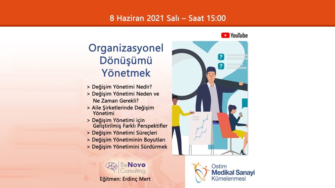  Organizasyonel Dönüşümü Yönetmek - Eğitim Yayını 2021