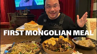 First Time Eating Mongolian Food