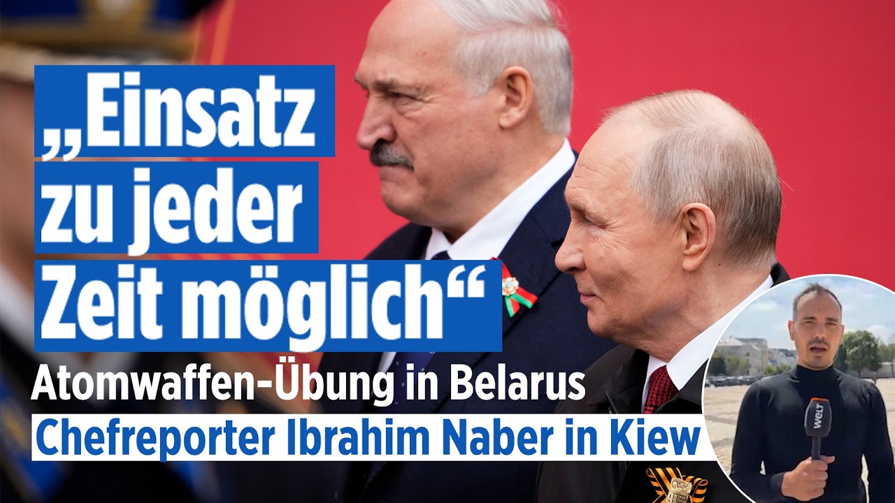 Putin startet Mega-Atomübung mit Belarus: „Einsatz zu jeder Zeit möglich“ | Vertraulich-Clips