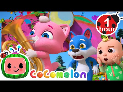 Hey Diddle Diddle + More CoComelon Animal Time | Animals for Kids