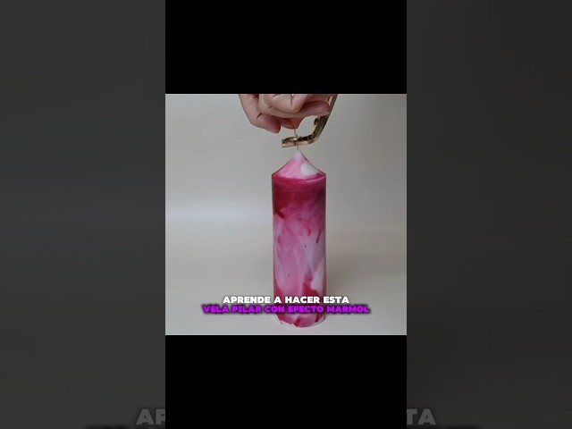 Vídeo relacionado con Spaas Vela pilar rústica, 80/110 mm, 65 h, color naranja