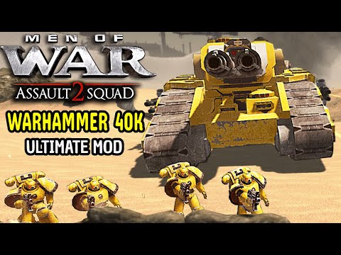 ULTIMATE MOD WARHAMMER 40K: Imperial Fists vs Death Guard! - Men of War: Assault Squad 2