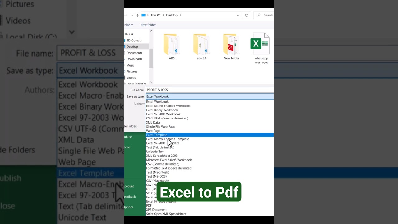 #ytshorts How to convert Excel file into pdf || #tricks #ytshortsindia #microsoftoffice #yt