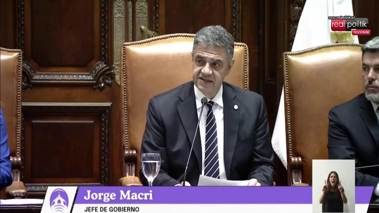 Jorge Macri: "Nuestra decisión es frenar la inercia del gasto político"