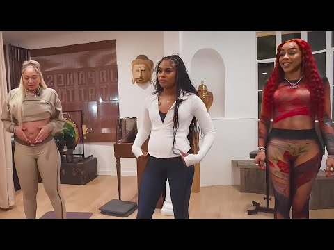 Zoe Spencer, Scotty With The Body & DJ Sky Do EXTREME Yoga!