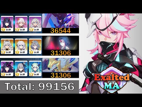 Week 61 Account | Exalted MA Yae Kasumi, Dark Jixuanyuan, Huodou- [Honkai Impact 3rd Global]