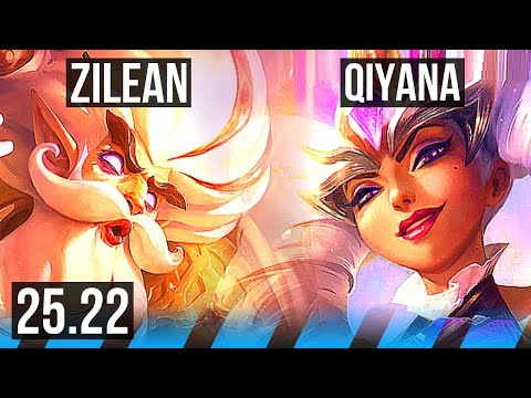 ZILEAN vs QIYANA (MID) | 4/1/16 | EUW Grandmaster | 25.22