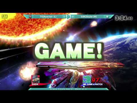 Sink or Swim 48 Grand Finals - TG|Apachai~ (Sheik) vs SAK|Skylar (Mr. Game & Watch)