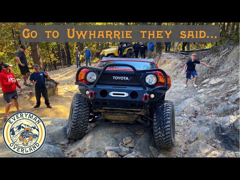Uwharrie!!!  FJ cruisers, Tundra, Lexus GX470 and breakage!!!