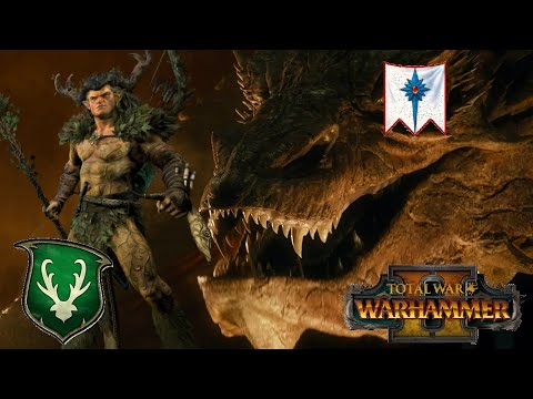 THE FIRES OF CALEDOR | High Elves vs Wood Elves - Total War Warhammer 2
