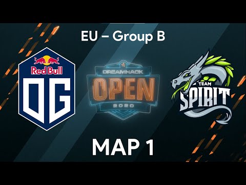 OG vs. Spirit [Dust2] Map 1 - Group B - DreamHack OPEN Summer EU 2020