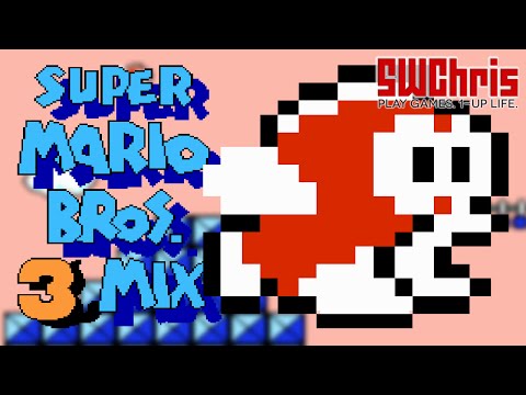 Super Mario Bros 3 Mix Rom Hack - World 1-2 (Custom Level)