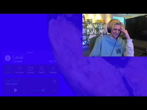 xQc Accidentally Leaks his Own Address Himself